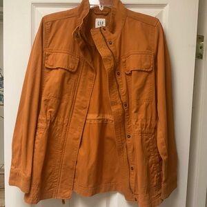 NWT GAP Mustard Utility drawstring Jacket Size S
